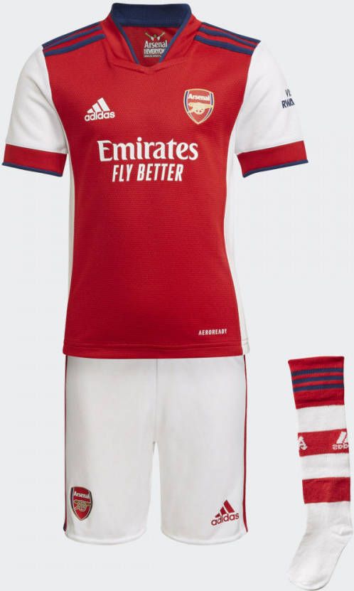 Adidas Arsenal FC 2021/22 Thuistenue Kinderen White/Scarlet Kind