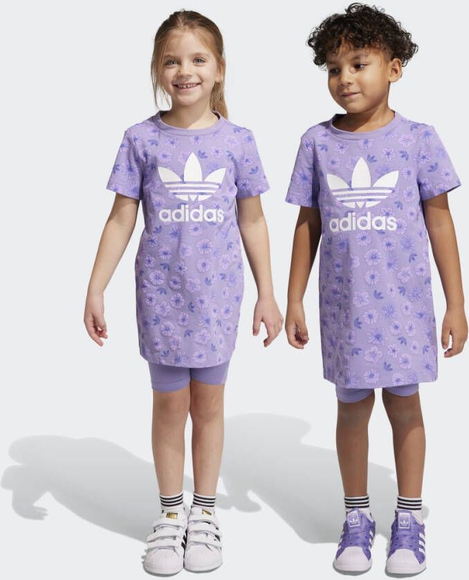 adidas Floral Jurk Setje