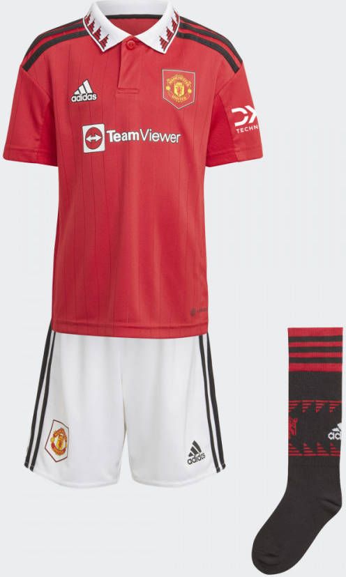 Adidas Kids adidas Manchester United Minikit Thuis 2022 2023 Kids Rood Wit