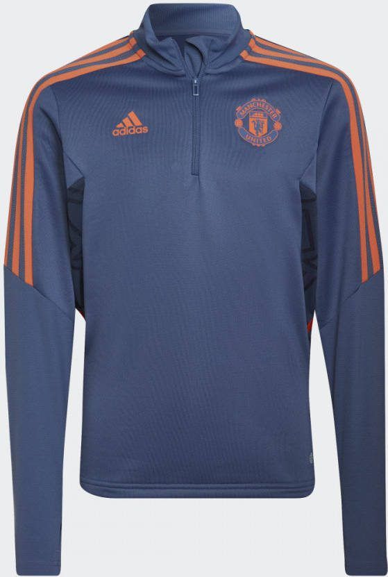 Adidas Kids adidas Manchester United Trainingstrui 2022 2023 Kids Blauw