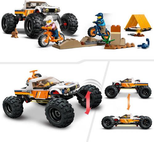 LEGO City 4x4 Terreinwagen avonturen 60387
