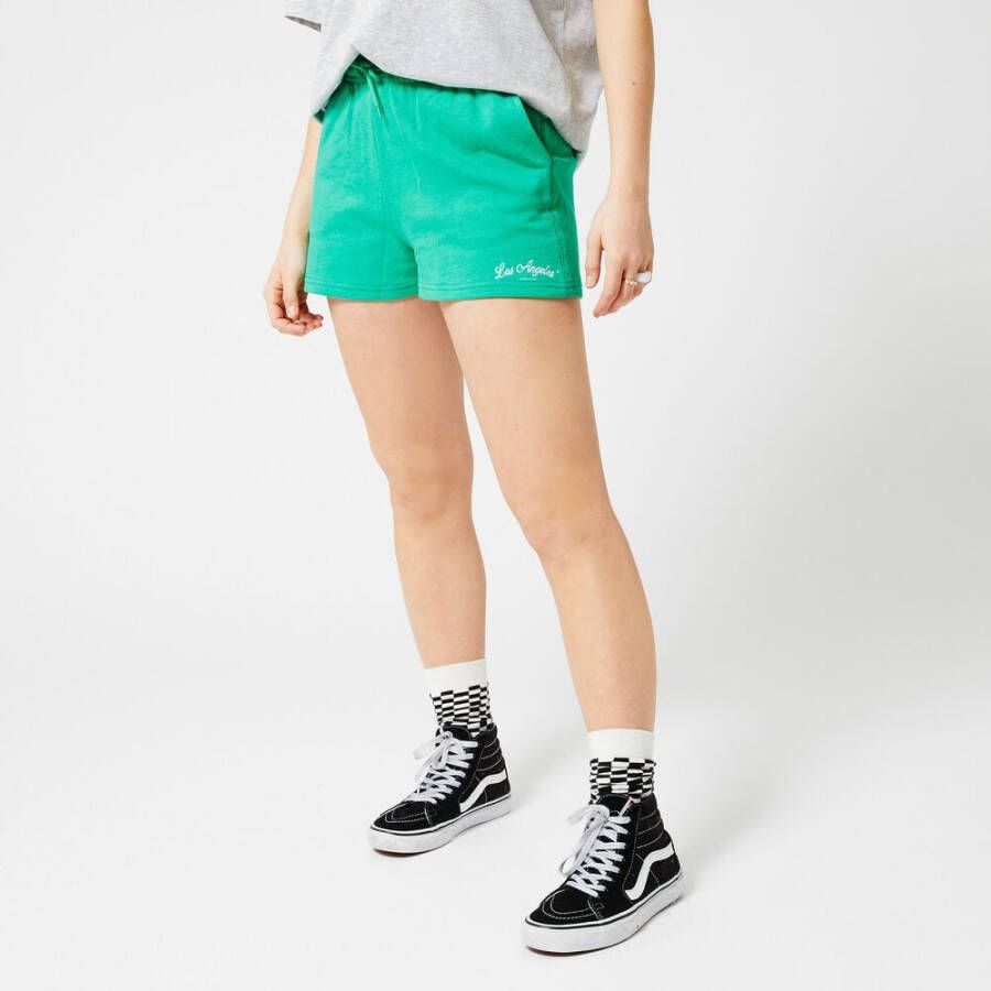 America Today Nea high waist straight fit korte joggingbroek