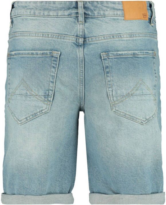 America Today Robert straight fit korte broek van denim met steekzakken