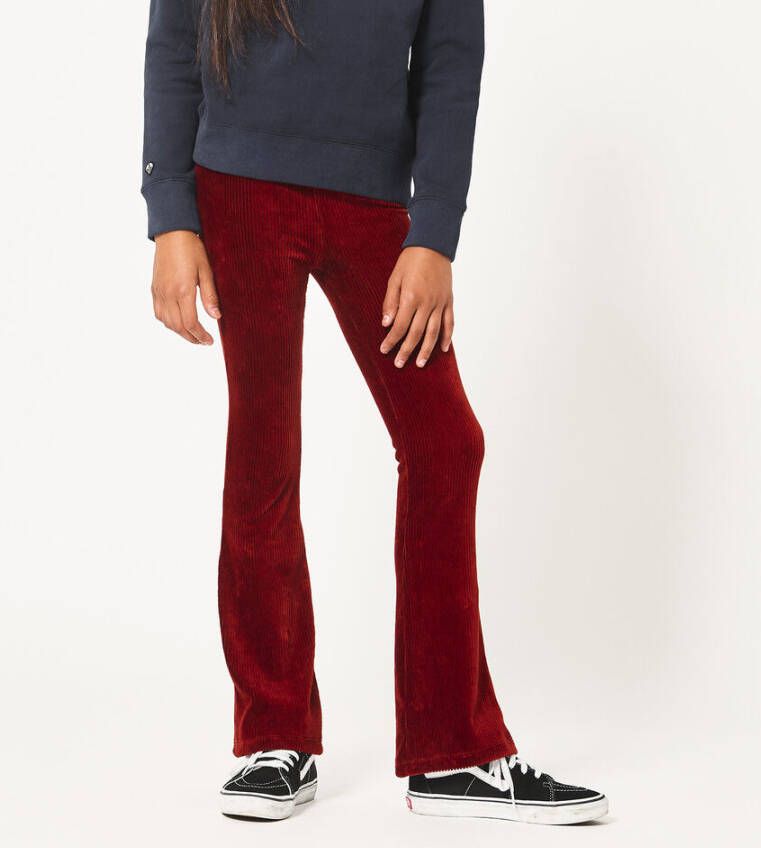 America Today Junior corduroy flared broek Charly rood