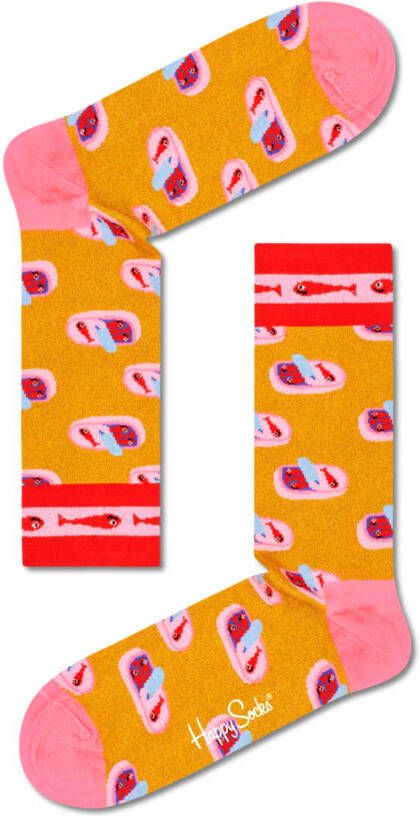 Happy Socks Sokken Sardines In A Tin Sock Geel