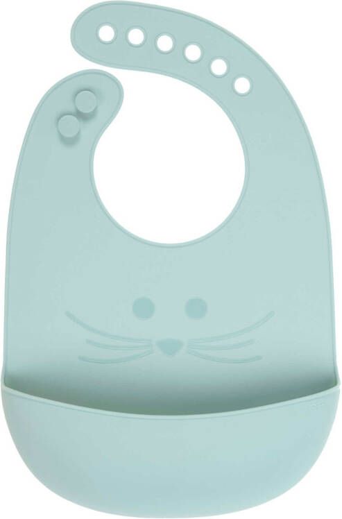 Lassig Slab Silicone Little Chums Mouse Blue