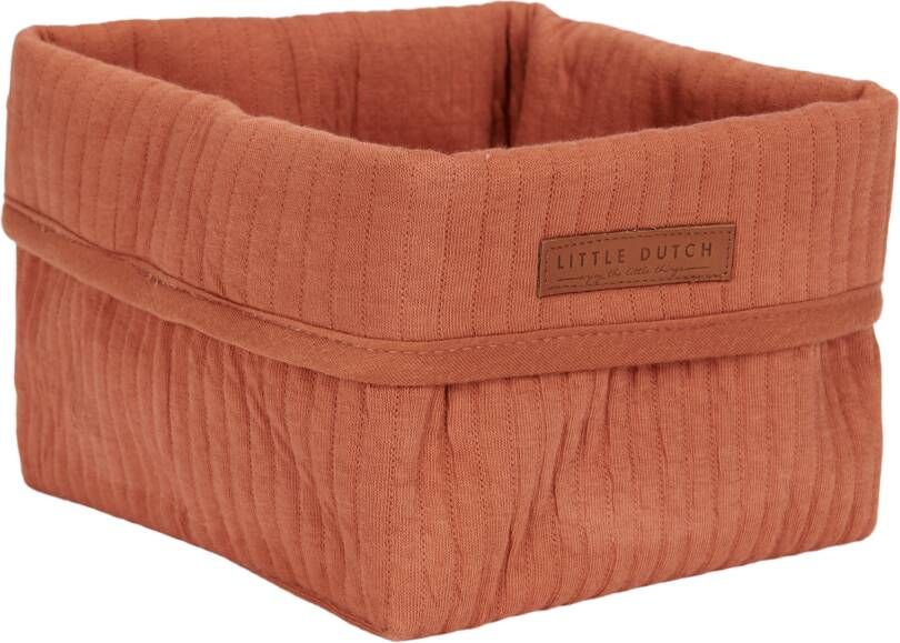 Little Dutch commodemandje klein 15x15x15 cm Pure Rust