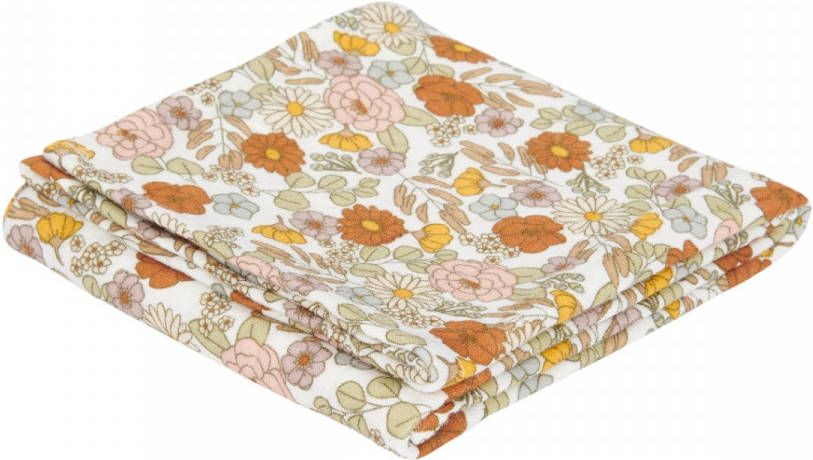 Little Dutch Hydrofiele Doek Vintage Little Flowers 120 x 120 cm