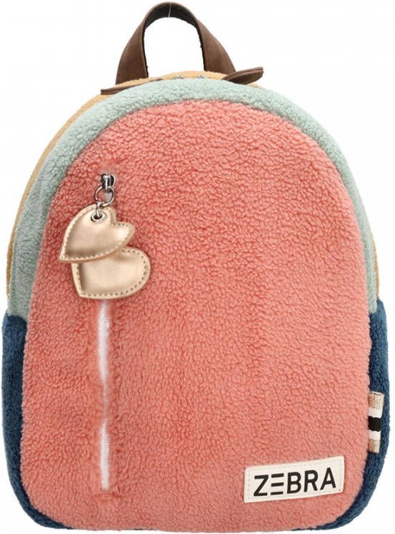 Zebra Trends Zebra Girls Rugzak S Fluffy Pink Multi