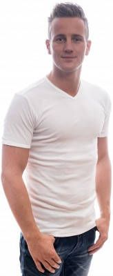 Petrol Industries Men T Shirt Basic V Neck White.