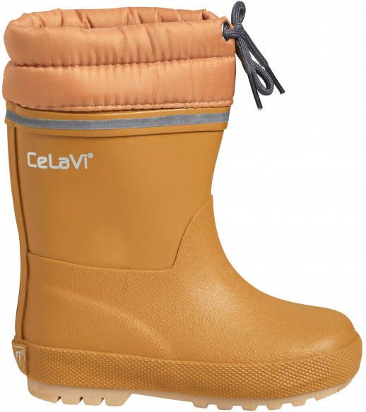 CeLaVi Kid's Thermal Wellies with Lining Solid Rubberlaarzen oranje