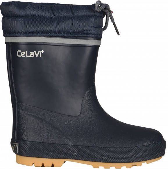 CeLaVi Kid's Thermal Wellies with Lining Solid Rubberlaarzen blauw