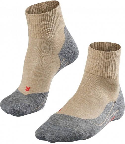 Falke TK5 Short Wandelsokken 45, beige/grijs