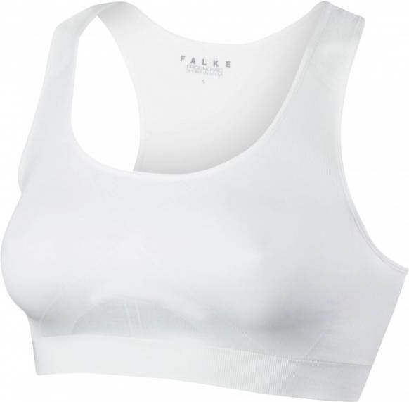 Falke Women's Bra Top Madison Low Support Sportbeha, wit
