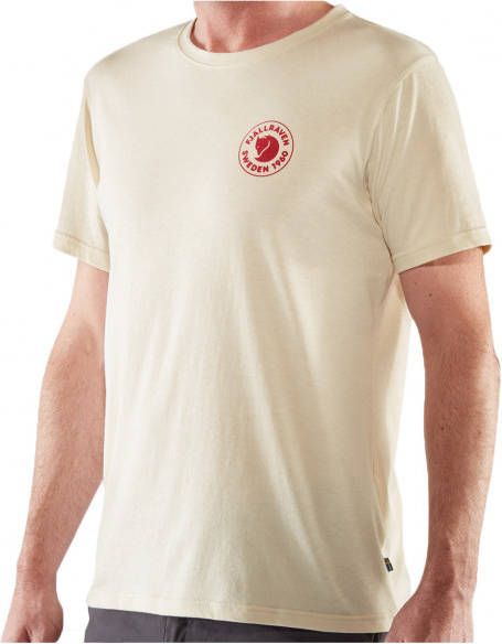 Fjällräven 1960 Logo T shirt, beige/wit