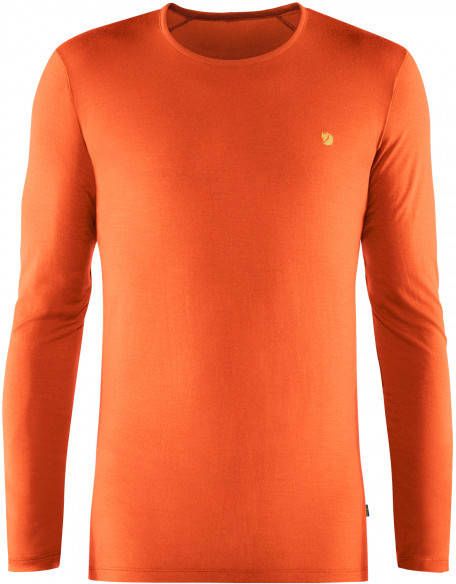 Fjällräven Bergtagen Thinwool L/S Merino ondergoed, rood/oranje