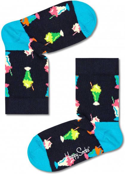 Happy Socks Kid's Milkshake Multifunctionele sokken 12 Months, blauw