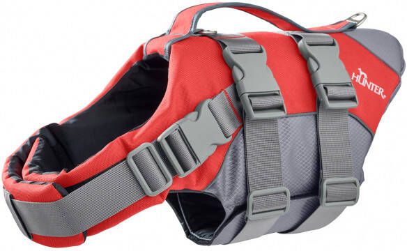 Hunter Swimming Vest Moss Hondentuig, rood