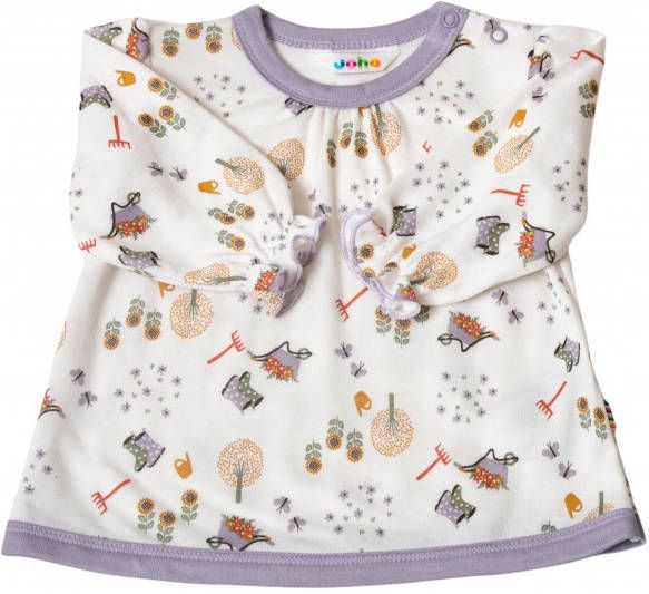 Joha Kid's 4025 A Shape Shirt Organic Bamboo Longsleeve wit