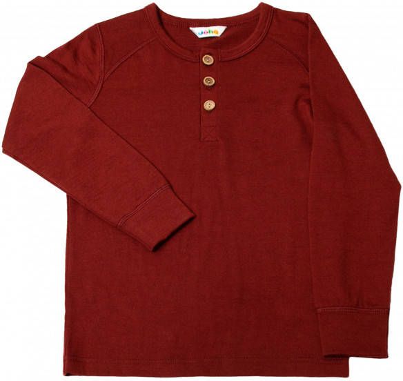 Joha Kid's 4047 Blouse with Long Sleeves Merinoshirt rood