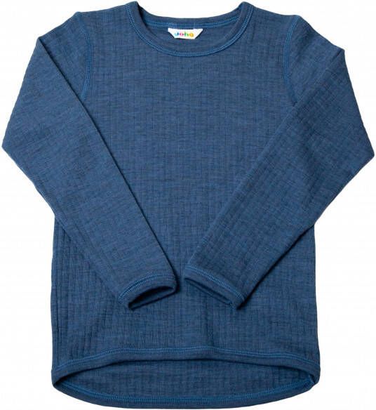 Joha Kid's 4066 Shirt L/S Merino ondergoed blauw