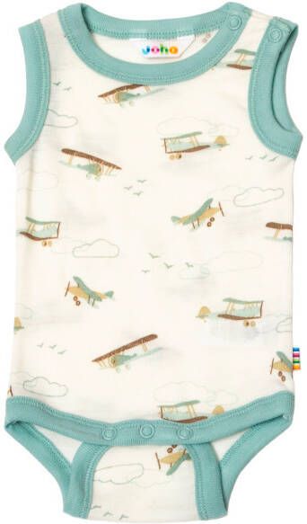 Joha Kid's 69435 Body without Sleeves Merino ondergoed wit