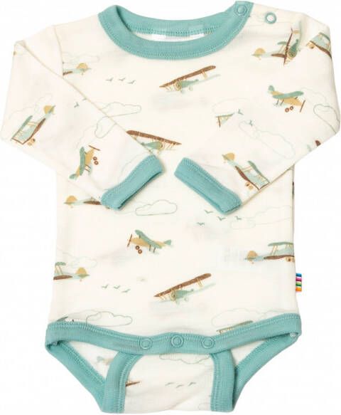 Joha Kid's 69439 Body with Long Sleeves Merino ondergoed wit