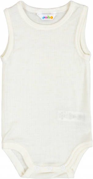Joha Kid's Body without Sleeves Merino ondergoed wit