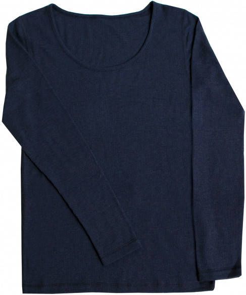 Joha Women's Blouse Merino ondergoed, blauw