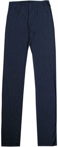 Joha Women's Leggings 100% Wool Merino ondergoed, blauw