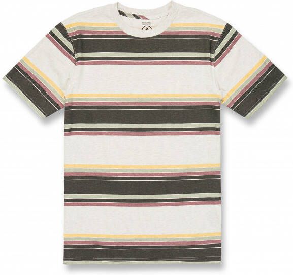 Volcom Bandstone Crew S/S T shirt, wit