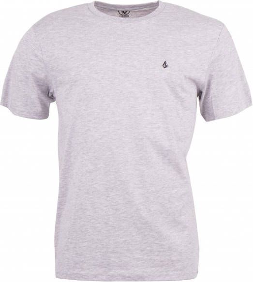 Volcom Stone Blanks Basic S/S Heather T shirt, wit/grijs