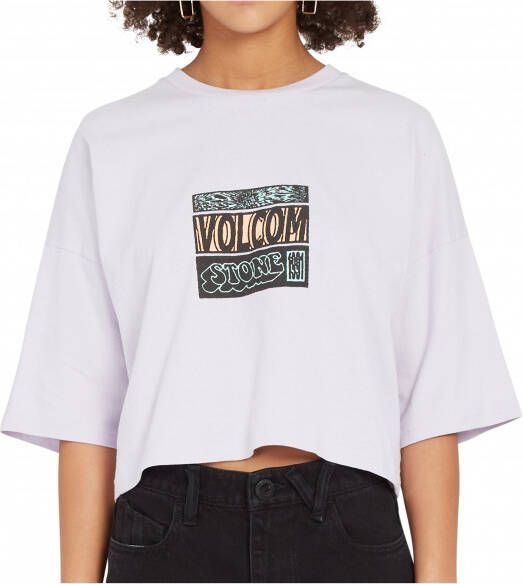 Volcom Women's Drumstone T shirt, purper