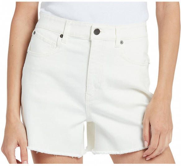 Volcom Women's STN Step Hirise Short with 2% Elastan Short wit/beige