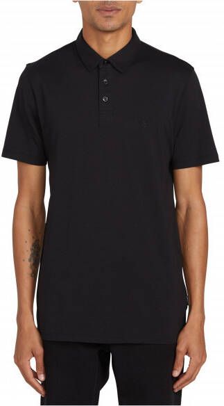 Volcom Wowzer Polo S/S Poloshirt, blauw/zwart