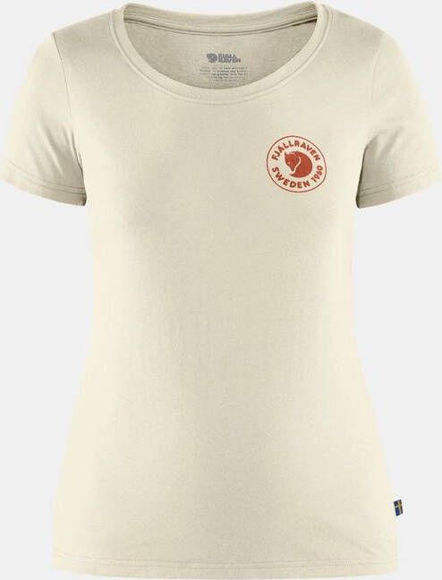 Fjä, llrä, ven 1960 Logo Shirt Dames Gebroken Wit