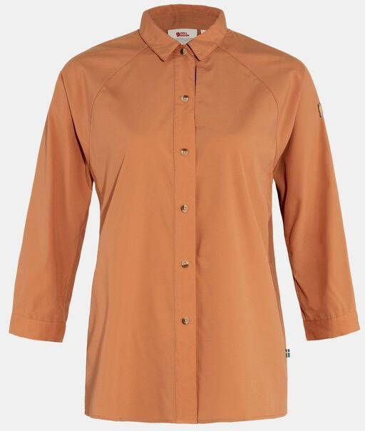 Fjä, llrä, ven Abisko Hike Shirt Dames Oranje
