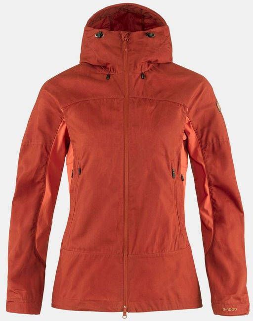 Fjä, llrä, ven Abisko Lite Trekking Jacket Dames Oranje