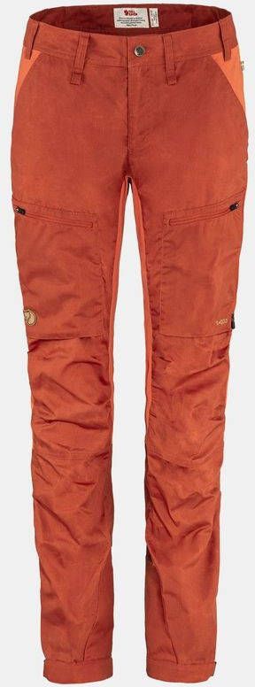 Fjä, llrä, ven Abisko Lite Trekking Short Broek Dames Oranje