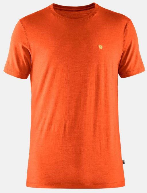 Fjä, llrä, ven Bergtagen Thinwool T Shirt Short Sleeve Oranje