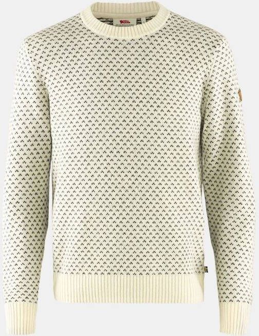 Fjällräven Övik sweater in chalk-colored wool