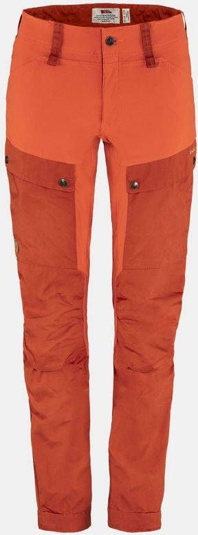 Fjä, llrä, ven Keb Broek Dames Regular Oranje