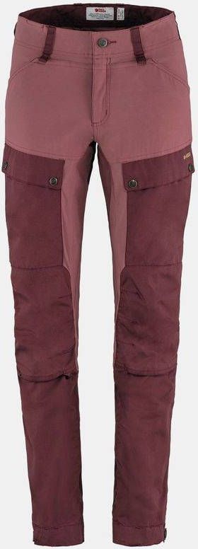 Fjä, llrä, ven Keb Broek Dames Regular Aubergine/Lichtpaars
