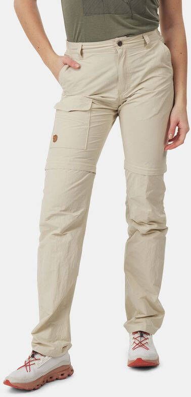 Fjä, llrä, ven Travellers MT Zip off Broek Regular Dames Gebroken Wit