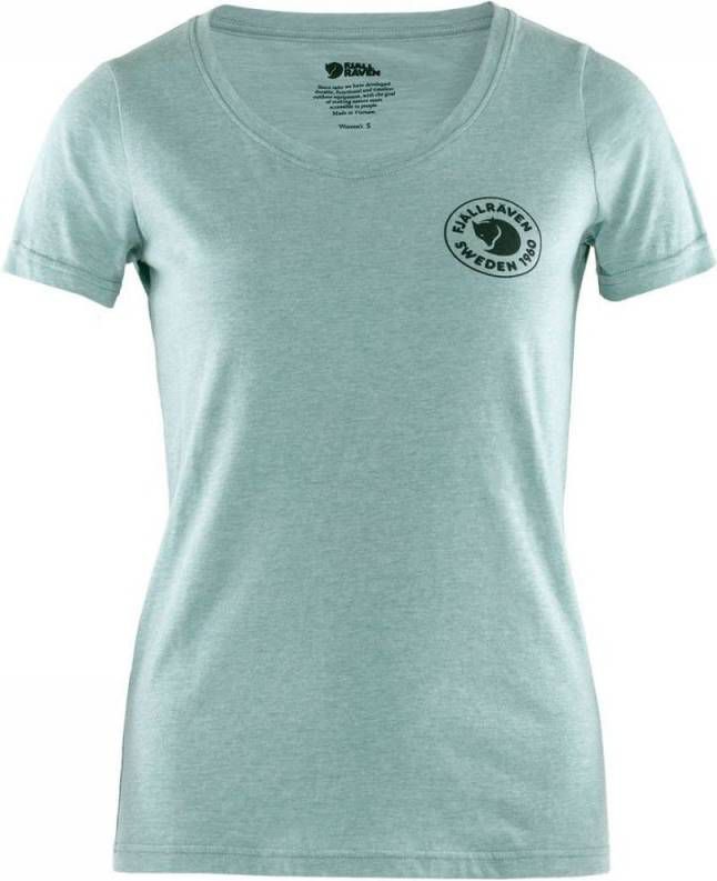 Fjällräven 1960 Logo Shirt Dames Blauw (Jeans)