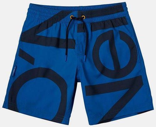 O'Neill Blue zwemshort Cali Zoom met logo blauw/zwart