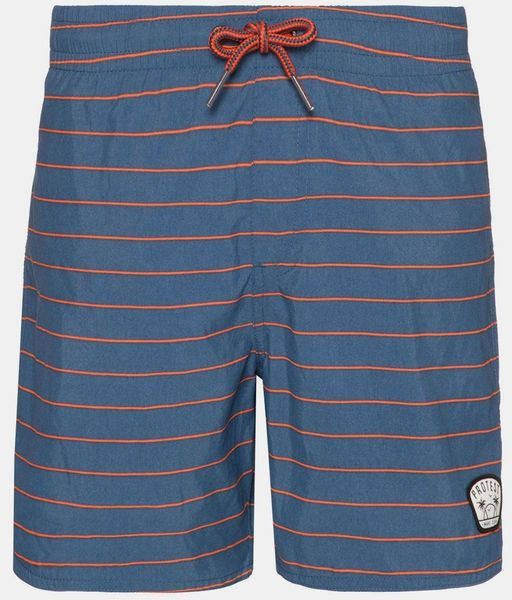 Protest Bjorn 21 Beachshort Junior Blauw/Donkerrood