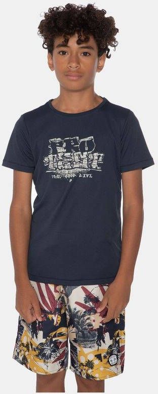 Protest Prttieu Jr Surf T Shirt Blauw