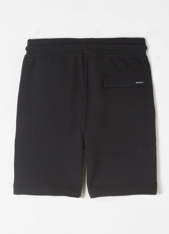 Airforce Korte joggingbroek van biologisch katoen met logo