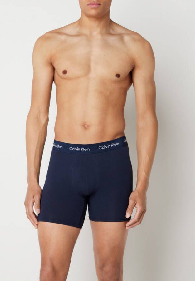 Calvin Klein Cavin kein 3 pack boxershorts brief bauw/zwart